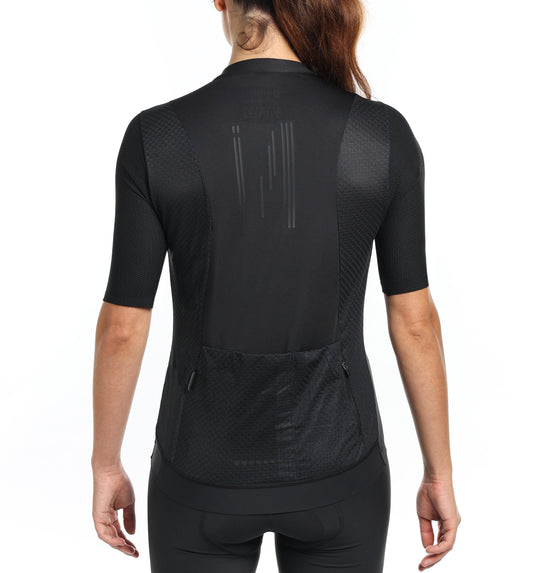 Maillot manga corta SATY BLACK (Unisex)